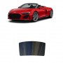 לרכב Audi R8 Spyder (soft top) 2020 ציפוי חלונות שחורים רב פעמי סיליקון לחלון האחורי