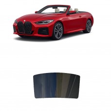לרכב BMW 4 Series (4 Series) Convertible (convertible) 2022 ציפוי חלונות שחורים רב פעמי סיליקון לחלון האחורי