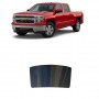 לרכב Chevrolet Silverado Crew PU 2014 ציפוי חלונות שחורים רב פעמי סיליקון לחלון האחורי