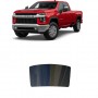 לרכב Chevrolet Silverado HD 2022 ציפוי חלונות שחורים רב פעמי סיליקון לחלון האחורי