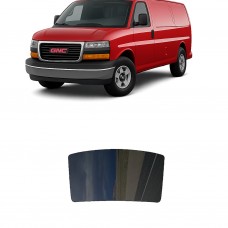 לרכב GMC Savana 2018 ציפוי חלונות שחורים רב פעמי סיליקון לחלון האחורי