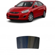 לרכב Hyundai Accent (US) 2016 ציפוי חלונות שחורים רב פעמי סיליקון לחלון האחורי