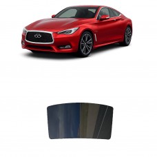 לרכב Infiniti Q60 2017 ציפוי חלונות שחורים רב פעמי סיליקון לחלון האחורי