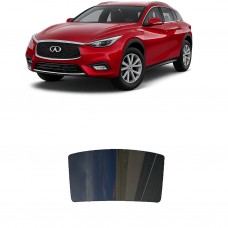 לרכב Infiniti QX30 2017 ציפוי חלונות שחורים רב פעמי סיליקון לחלון האחורי