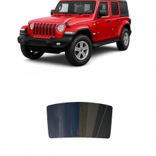 לרכב Jeep WranglerJL Four-door 2018 ציפוי חלונות שחורים רב פעמי סיליקון לחלון האחורי