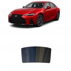 לרכב Lexus IS 350F Sport 2021 ציפוי חלונות שחורים רב פעמי סיליקון לחלון האחורי