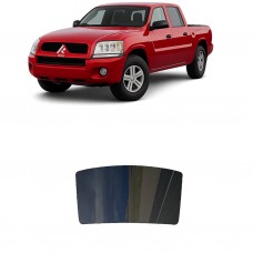 לרכב Mitsubishi Raider Crew Pickup 2006 ציפוי חלונות שחורים רב פעמי סיליקון לחלון האחורי
