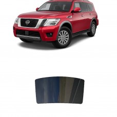 לרכב Nissan Armada 2017 ציפוי חלונות שחורים רב פעמי סיליקון לחלון האחורי
