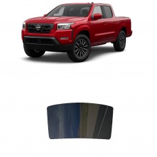 לרכב Nissan Frontier CrewPickup 2023 ציפוי חלונות שחורים רב פעמי סיליקון לחלון האחורי