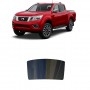 לרכב Nissan Navara Tekna Double Cab 2019 ציפוי חלונות שחורים רב פעמי סיליקון לחלון האחורי