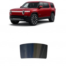 לרכב RIVIAN Phantom (Phantom) LWB (Lengthened) 2022 ציפוי חלונות שחורים רב פעמי סיליקון לחלון האחורי