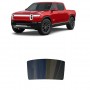 לרכב Rivian R1T Crew PU 2022 ציפוי חלונות שחורים רב פעמי סיליקון לחלון האחורי