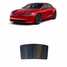 לרכב Tesla ModelS 2022 ציפוי חלונות שחורים רב פעמי סיליקון לחלון האחורי