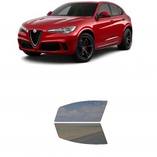 לרכב Alfa Romeo Stelvio Quadrifoglio 2020 ציפוי חלונות שחורים רב פעמי מסליקון לחלונות קדמיים