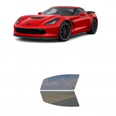 לרכב Chevrolet Corvette Coupe Z06 2019 ציפוי חלונות שחורים רב פעמי מסליקון לחלונות קדמיים