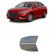 לרכב Hyundai Accent (Canada) 2018 ציפוי חלונות שחורים רב פעמי מסליקון לחלונות קדמיים