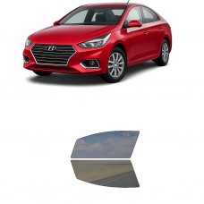 לרכב Hyundai Accent (Canada) 2019 ציפוי חלונות שחורים רב פעמי מסליקון לחלונות קדמיים