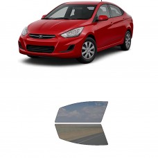 לרכב Hyundai Accent (US) 2016 ציפוי חלונות שחורים רב פעמי מסליקון לחלונות קדמיים