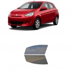 לרכב Mitsubishi Mirage Hatchback 2014 ציפוי חלונות שחורים רב פעמי מסליקון לחלונות קדמיים