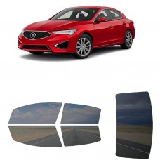 לרכב Acura ILX 2022 ציפוי חלונות שחורים רב פעמי סיליקון לחלונות קדמיים, אחוריים ולחלון האחורי