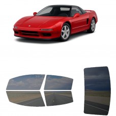 לרכב Acura NSX 1991 ציפוי חלונות שחורים רב פעמי סיליקון לחלונות קדמיים, אחוריים ולחלון האחורי