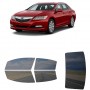 לרכב Acura RLX 2014 ציפוי חלונות שחורים רב פעמי סיליקון לחלונות קדמיים, אחוריים ולחלון האחורי