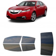 לרכב Acura TL 2009 ציפוי חלונות שחורים רב פעמי סיליקון לחלונות קדמיים, אחוריים ולחלון האחורי