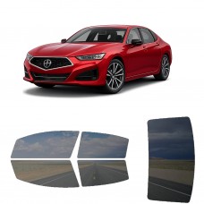 לרכב Acura TLX 2021 ציפוי חלונות שחורים רב פעמי סיליקון לחלונות קדמיים, אחוריים ולחלון האחורי