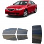 לרכב Acura TSX 2004 ציפוי חלונות שחורים רב פעמי סיליקון לחלונות קדמיים, אחוריים ולחלון האחורי