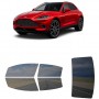 לרכב Aston Martin DBX 2021 ציפוי חלונות שחורים רב פעמי סיליקון לחלונות קדמיים, אחוריים ולחלון האחורי