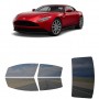 לרכב Aston Martin DB11 2018 ציפוי חלונות שחורים רב פעמי סיליקון לחלונות קדמיים, אחוריים ולחלון האחורי