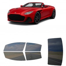 לרכב Aston Martin DBS Volante 2D Conw 2018 ציפוי חלונות שחורים רב פעמי סיליקון לחלונות קדמיים, אחוריים ולחלון האחורי