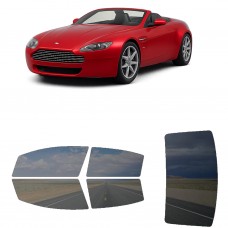 לרכב Aston Martin Vantage Roadster 2006 ציפוי חלונות שחורים רב פעמי סיליקון לחלונות קדמיים, אחוריים ולחלון האחורי