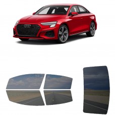 לרכב Audi A3 S Line Saloon 2022 ציפוי חלונות שחורים רב פעמי סיליקון לחלונות קדמיים, אחוריים ולחלון האחורי
