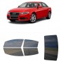 לרכב Audi A4 2009 ציפוי חלונות שחורים רב פעמי סיליקון לחלונות קדמיים, אחוריים ולחלון האחורי