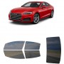 לרכב Audi A5 Two-doorCoupe 2018 ציפוי חלונות שחורים רב פעמי סיליקון לחלונות קדמיים, אחוריים ולחלון האחורי