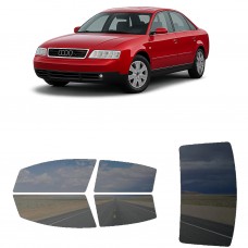 לרכב Audi A6 1998 ציפוי חלונות שחורים רב פעמי סיליקון לחלונות קדמיים, אחוריים ולחלון האחורי