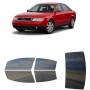 לרכב Audi A6 1998 ציפוי חלונות שחורים רב פעמי סיליקון לחלונות קדמיים, אחוריים ולחלון האחורי