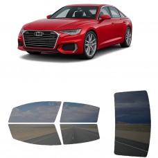 לרכב Audi A6 2022 ציפוי חלונות שחורים רב פעמי סיליקון לחלונות קדמיים, אחוריים ולחלון האחורי