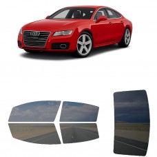 לרכב Audi A7 2012 ציפוי חלונות שחורים רב פעמי סיליקון לחלונות קדמיים, אחוריים ולחלון האחורי