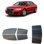 לרכב Audi A8 2004 ציפוי חלונות שחורים רב פעמי סיליקון לחלונות קדמיים, אחוריים ולחלון האחורי