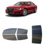 לרכב Audi A8 A8L 2011 ציפוי חלונות שחורים רב פעמי סיליקון לחלונות קדמיים, אחוריים ולחלון האחורי