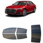 לרכב Audi A8 A8L 2018 ציפוי חלונות שחורים רב פעמי סיליקון לחלונות קדמיים, אחוריים ולחלון האחורי