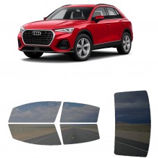 לרכב Audi Q3 2022 ציפוי חלונות שחורים רב פעמי סיליקון לחלונות קדמיים, אחוריים ולחלון האחורי