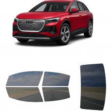 לרכב Audi Q4 2022 ציפוי חלונות שחורים רב פעמי סיליקון לחלונות קדמיים, אחוריים ולחלון האחורי