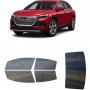 לרכב Audi Q4 2022 ציפוי חלונות שחורים רב פעמי סיליקון לחלונות קדמיים, אחוריים ולחלון האחורי
