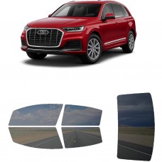 לרכב Audi Q7 2022 ציפוי חלונות שחורים רב פעמי סיליקון לחלונות קדמיים, אחוריים ולחלון האחורי