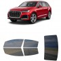 לרכב Audi Q7 S-Line 2020 ציפוי חלונות שחורים רב פעמי סיליקון לחלונות קדמיים, אחוריים ולחלון האחורי