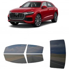 לרכב Audi Q8 2019 ציפוי חלונות שחורים רב פעמי סיליקון לחלונות קדמיים, אחוריים ולחלון האחורי