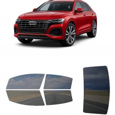 לרכב Audi Q8 2024 ציפוי חלונות שחורים רב פעמי סיליקון לחלונות קדמיים, אחוריים ולחלון האחורי